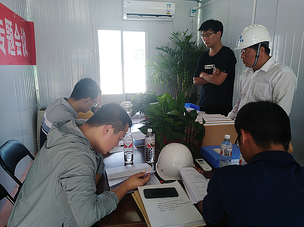 聯合合同預算部對五期項目監理單位人員及資料檢查.jpg